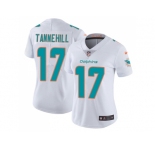 Women Nike Miami Dolphins #17 Ryan Tannehill White Stitched NFL Vapor Untouchable Limited Jersey