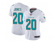 Women Nike Miami Dolphins #20 Reshad Jones White Stitched NFL Vapor Untouchable Limited Jersey