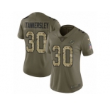 Women Nike Miami Dolphins #30 Cordrea Tankersley Limited Olive Camo 2017 Salute to Service NFL Jersey