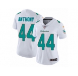 Women Nike Miami Dolphins #44 Stephone Anthony White Vapor Untouchable Limited Player NFL Jersey