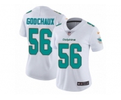 Women Nike Miami Dolphins #56 Davon Godchaux White Vapor Untouchable Limited Player NFL Jersey
