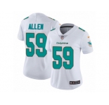 Women Nike Miami Dolphins #59 Chase Allen White Vapor Untouchable Limited Player NFL Jersey