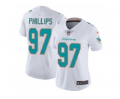 Women Nike Miami Dolphins #97 Jordan Phillips White Stitched NFL Vapor Untouchable Limited Jersey