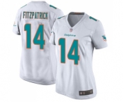 Women's Miami Dolphins #14 Ryan Fitzpatrick Game White Football Jersey