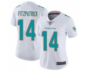 Women's Miami Dolphins #14 Ryan Fitzpatrick White Vapor Untouchable Limited Player Football Jersey
