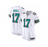 Women's Miami Dolphins #17 Jaylen Waddle White Vapor Untouchable Stitched NFL Jersey