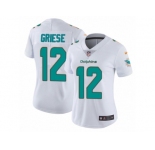Women's Nike Miami Dolphins #12 Bob Griese Vapor Untouchable Limited White NFL Jersey