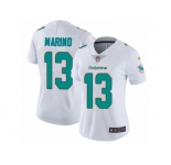 Women's Nike Miami Dolphins #13 Dan Marino Vapor Untouchable Limited White NFL Jersey