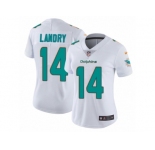 Women's Nike Miami Dolphins #14 Jarvis Landry Vapor Untouchable Limited White NFL Jersey