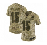 Women's Nike Miami Dolphins #15 Albert Wilson Limited Camo 2018 Salute to Service NFL Jersey