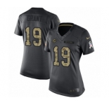 Women's Nike Miami Dolphins #19 Jakeem Grant Limited Black 2016 Salute to Service NFL Jersey