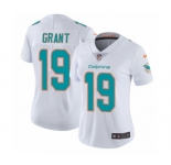 Women's Nike Miami Dolphins #19 Jakeem Grant White Vapor Untouchable Limited Player NFL Jersey