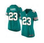 Women's Nike Miami Dolphins #23 Jay Ajayi Limited Aqua Green Alternate NFL Jersey
