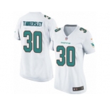 Women's Nike Miami Dolphins #30 Cordrea Tankersley Limited White NFL Jersey