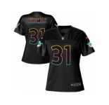 Women's Nike Miami Dolphins #31 Michael Thomas Game Black Fashion NFL Jersey