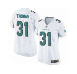 Women's Nike Miami Dolphins #31 Michael Thomas Limited White NFL Jersey