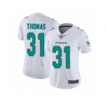 Women's Nike Miami Dolphins #31 Michael Thomas Vapor Untouchable Limited White NFL Jersey