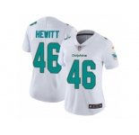 Women's Nike Miami Dolphins #46 Neville Hewitt Vapor Untouchable Limited White NFL Jersey
