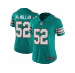 Women's Nike Miami Dolphins #52 Raekwon McMillan Vapor Untouchable Limited Aqua Green Alternate NFL Jersey