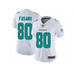 Women's Nike Miami Dolphins #80 Anthony Fasano Vapor Untouchable Limited White NFL Jersey