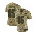 Women's Nike Miami Dolphins #85 Mark Duper Limited Camo 2018 Salute to Service NFL Jersey