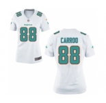 Women's Nike Miami Dolphins #88 Leonte Carroo White NFL Jersey