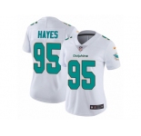 Women's Nike Miami Dolphins #95 William Hayes Vapor Untouchable Limited White NFL Jersey