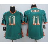 nike women nfl jerseys miami dolphins #11 parker green[Elite drift fashion][parker]