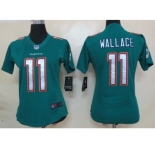 nike women nfl jerseys miami dolphins #11 wallace green[nike limited]