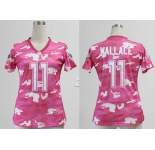 nike women nfl jerseys miami dolphins #11 wallace pink[fashion camo]