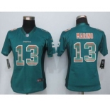 nike women nfl jerseys miami dolphins #13 marino green[Strobe Limited]