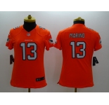nike women nfl jerseys miami dolphins #13 marino orange[nike limited]
