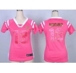 nike women nfl jerseys miami dolphins #13 marino pink[fashion Rhinestone sequins]