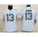 nike women nfl jerseys miami dolphins #13 marino white[new nike limited]
