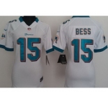 nike women nfl jerseys miami dolphins #15 bess white[nike]