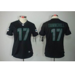 nike women nfl jerseys miami dolphins #17 tannehill black[nike impact limited]