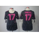 nike women nfl jerseys miami dolphins #17 tannehill dk.grey[breast cancer awareness]