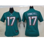 nike women nfl jerseys miami dolphins #17 tannehill green[new nike limited]