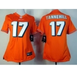 nike women nfl jerseys miami dolphins #17 tannehill orange[nike]