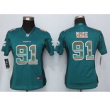 nike women nfl jerseys miami dolphins #91 wake green[Strobe Limited]