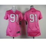 nike women nfl jerseys miami dolphins #91 wake pink[2012 nike love]