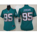 nike women nfl jerseys miami dolphins #95 jordan green[nike limited]