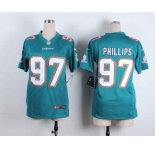 nike women nfl jerseys miami dolphins #97 phillips green[nike]