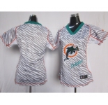 nike women nfl jerseys miami dolphins blank[fem fan zebra]