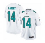 Youth Nike Miami Dolphins #14 Jarvis Landry White NFL Jersey