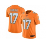 Youth Nike Miami Dolphins #17 Ryan Tannehill Limited Orange Rush NFL Jersey