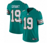 Youth Nike Miami Dolphins #19 Jakeem Grant Aqua Green Alternate Vapor Untouchable Limited Player NFL Jersey