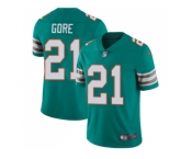 Youth Nike Miami Dolphins #21 Frank Gore Aqua Green Alternate Stitched NFL Vapor Untouchable Limited Jersey