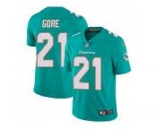 Youth Nike Miami Dolphins #21 Frank Gore Aqua Green Team Color Stitched NFL Vapor Untouchable Limited Jersey