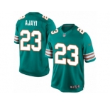 Youth Nike Miami Dolphins #23 Jay Ajayi Limited Aqua Green Alternate NFL Jersey